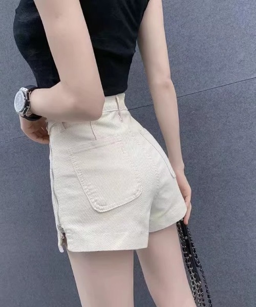 パンツ サイドジッパーショートパンツ レディース : ZOZOTOWN Yahoo!店