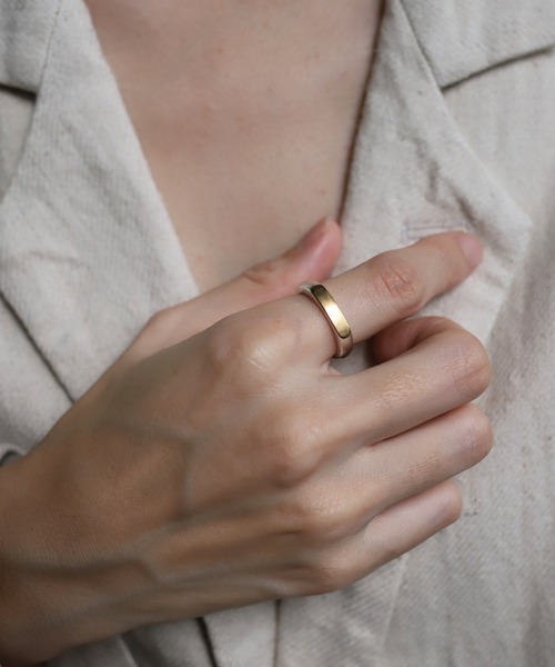 「TEN.」 リング #19 シルバー×ゴールド レディース_画像5