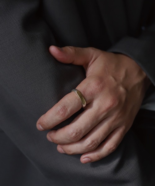 「TEN.」 リング #19 シルバー×ゴールド レディース_画像6