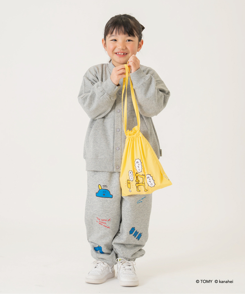 petit main and D. ポーチ 「あつまれ！プラレールズ」巾着ポーチ