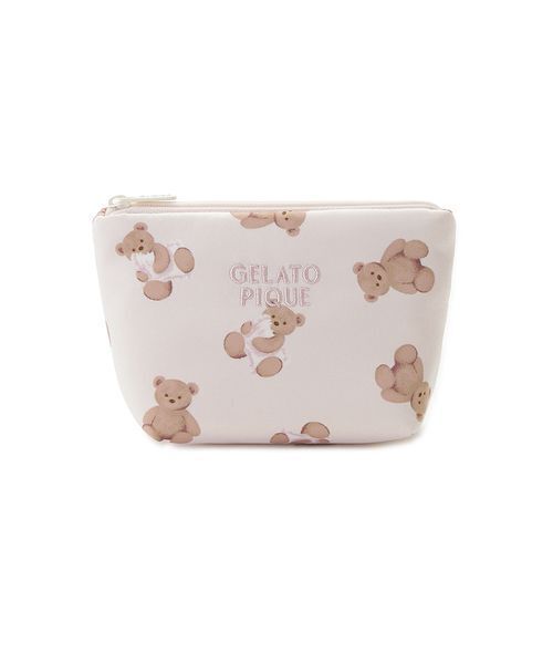 gelato pique（ジェラートピケ） ポーチ ベア総柄ティッシュポーチ