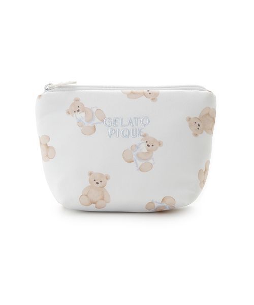 gelato pique（ジェラートピケ） ポーチ ベア総柄ティッシュポーチ