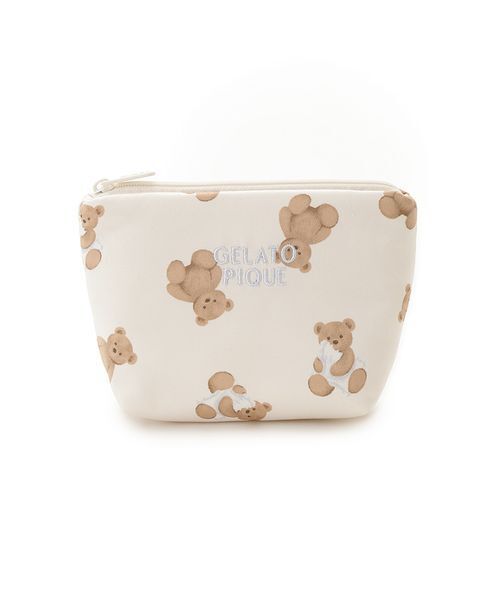 gelato pique（ジェラートピケ） ポーチ 「WhiteDay」ベア総柄