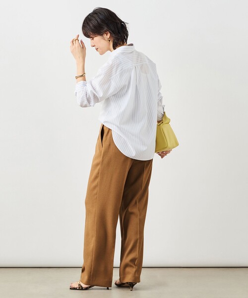 ブラウス シャツ ウォッシャブルベーシックシャツ レディースの画像