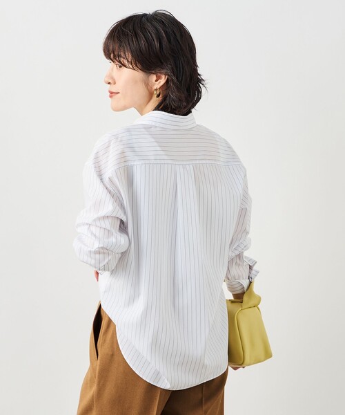 ブラウス シャツ ウォッシャブルベーシックシャツ レディースの画像