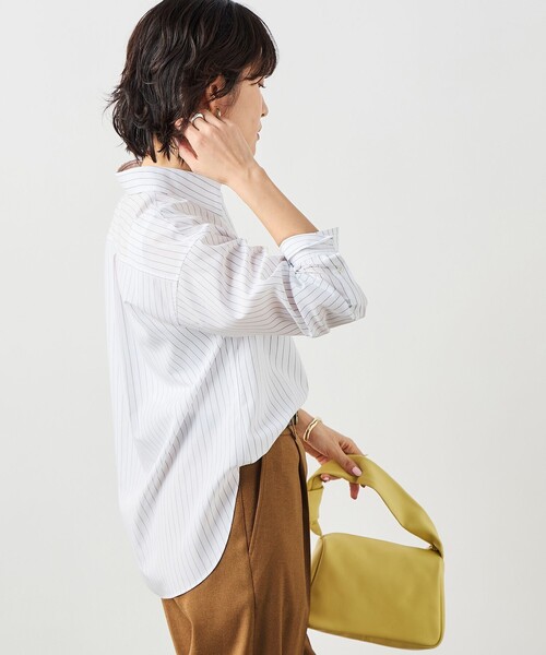 ブラウス シャツ ウォッシャブルベーシックシャツ レディースの画像