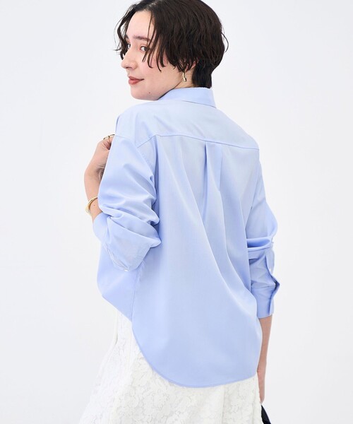 ブラウス シャツ ウォッシャブルベーシックシャツ レディースの画像