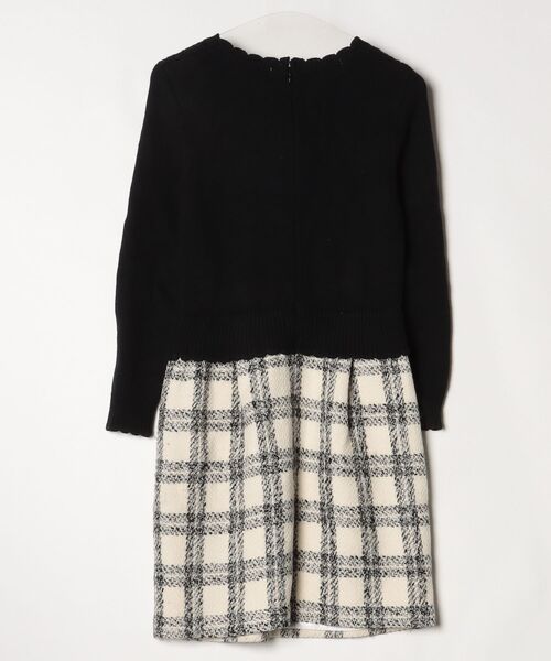 「Debut de Fiore」 長袖ワンピース 36 ブラック レディース_画像2