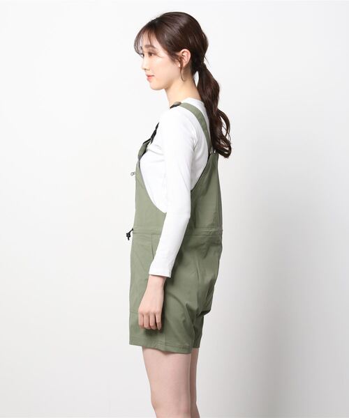 「MERRELL」 オーバーオール LARGE モスグリーン レディース_画像2