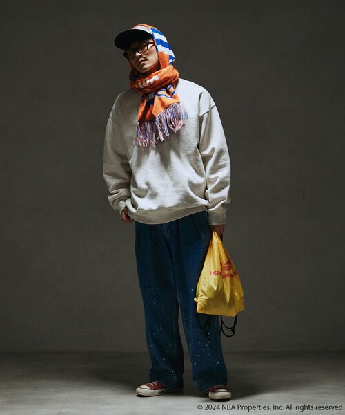 【新品未使用】OFF THE COURT by NBA Lサイズ スウェット OFF THE COURT by NBA スウェットカットソー LARGE ブラック メンズ