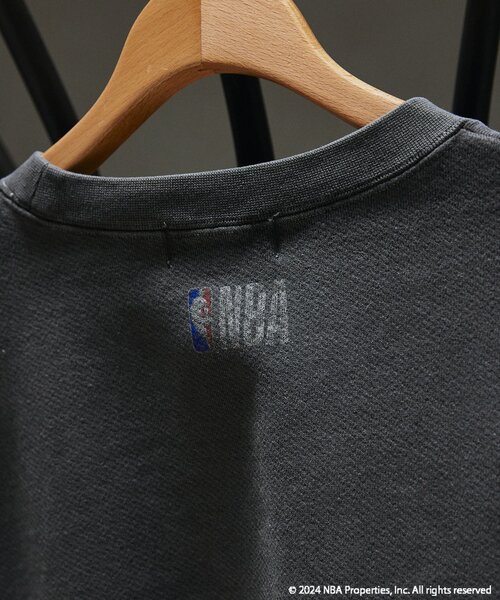 OFF THE COURT by NBA スウェットカットソー LARGE ブラック メンズ