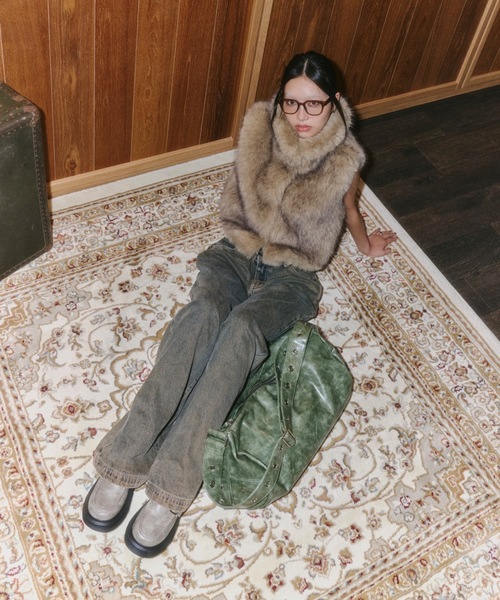 「DTYYPE」 ショルダーバッグ FREE チャコールグレー レディース_画像5