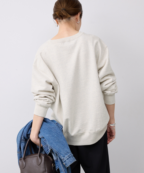 SLOBE IENA レースフロッキープルオーバー ホワイト　後ろボタン レースフロッキープルオーバー（Tシャツ／カットソー）｜SLOBE IENA