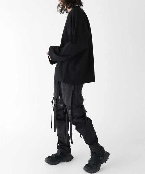 「minsobi」 カーゴパンツ FREE ブラック メンズ_画像5