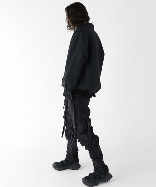 「minsobi」 カーゴパンツ FREE ブラック メンズ_画像8