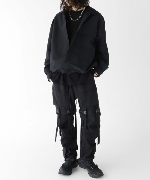 「minsobi」 カーゴパンツ FREE ブラック メンズ_画像9