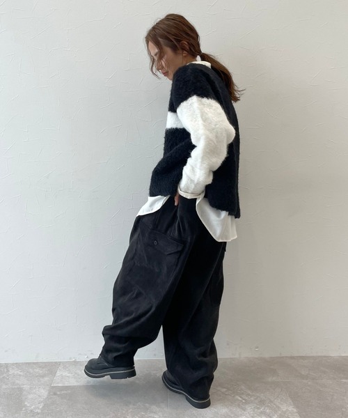 「niko and...」 カーゴパンツ MEDIUM カーキ レディース_画像4