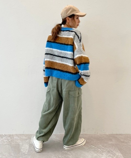 「niko and...」 カーゴパンツ MEDIUM カーキ レディース_画像9