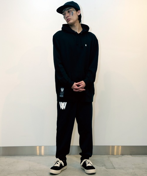 「「W」 by VIRGOwearworks」 イージーパンツ X-LARGE ブラック メンズ_画像4