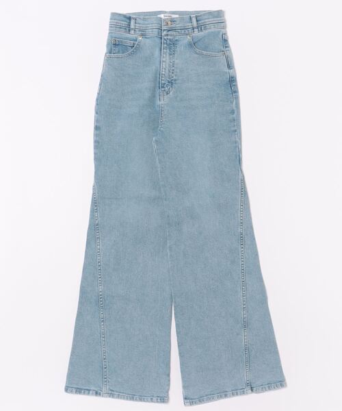 「SNIDEL」 デニムパンツ 1 サックスブルー レディースの画像