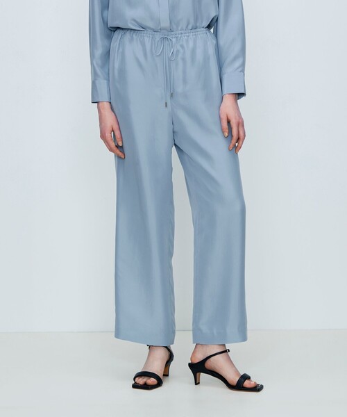 TOMORROWLAND collection パンツ シルクサンドウォッシュ ドロー