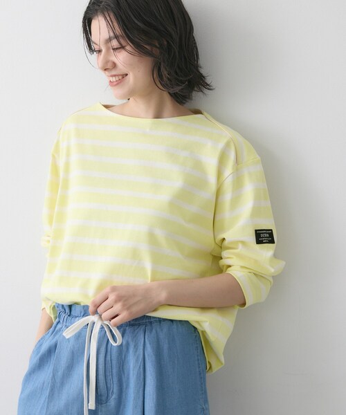 Dessin（デッサン） tシャツ 「洗える」クルーネックボーダー