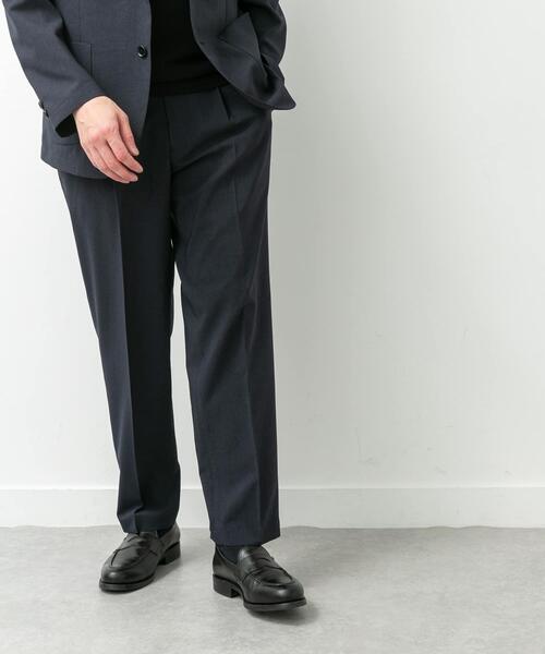 セレモニースーツ スラックス LIFE STYLE TAILOR　リネンライクコンフォータブル1タックパンツ メンズ_5