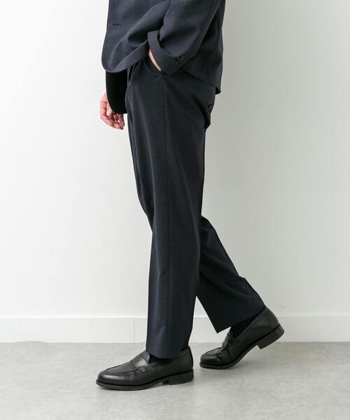 セレモニースーツ スラックス LIFE STYLE TAILOR　リネンライクコンフォータブル1タックパンツ メンズ_6