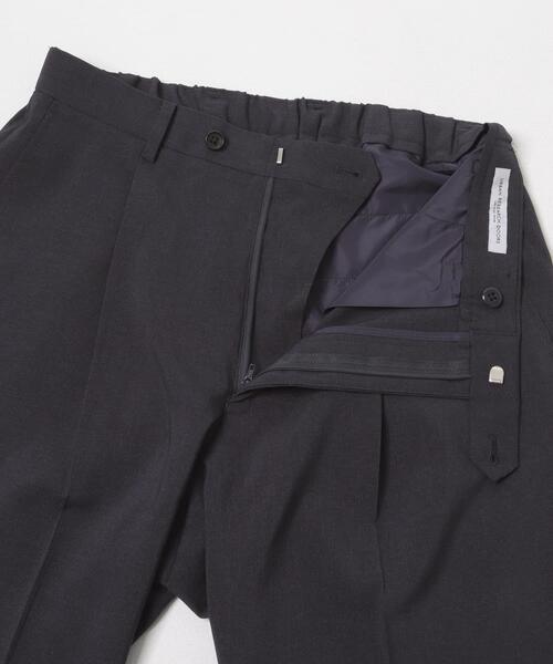セレモニースーツ スラックス LIFE STYLE TAILOR　リネンライクコンフォータブル1タックパンツ メンズ_11