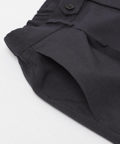 セレモニースーツ スラックス LIFE STYLE TAILOR　リネンライクコンフォータブル1タックパンツ メンズ_12