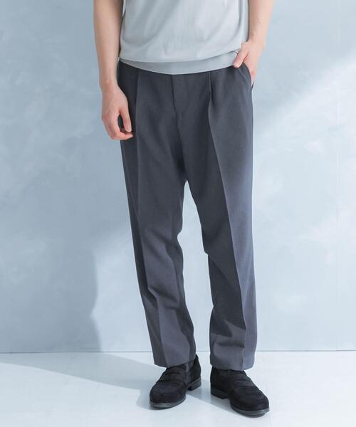 セレモニースーツ スラックス LIFE STYLE TAILOR　リネンライクコンフォータブル1タックパンツ メンズ_23