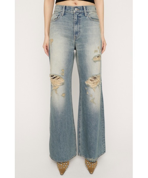 sly フレアダメージデニム　レディース SLY（スライ） ジーンズ デニム デニムパンツ DAMAGE J/W FLARE PT-C