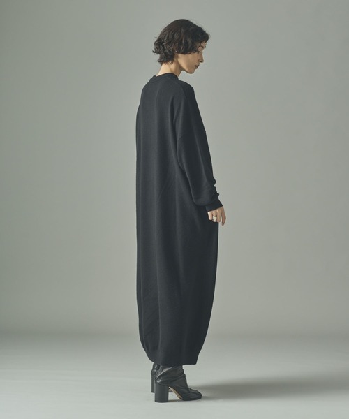 「Curensology」 ニットワンピース 38 レッド レディース_画像7