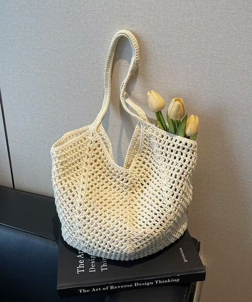 shyam inspiration ショルダーバッグ バッグ かぎ編みカラーショルダー