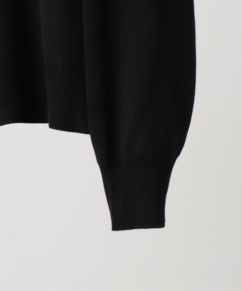 「welise」 ニットカーディガン M チャコールグレー メンズ_画像8