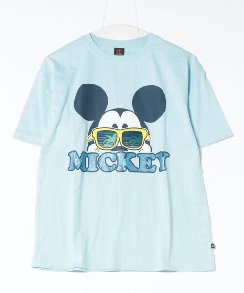 B'z　ディズニー　Tシャツ ブルー　XLサイズ Disney（ディズニー） tシャツ メンズ レディース : ZOZOTOWN Yahoo!店