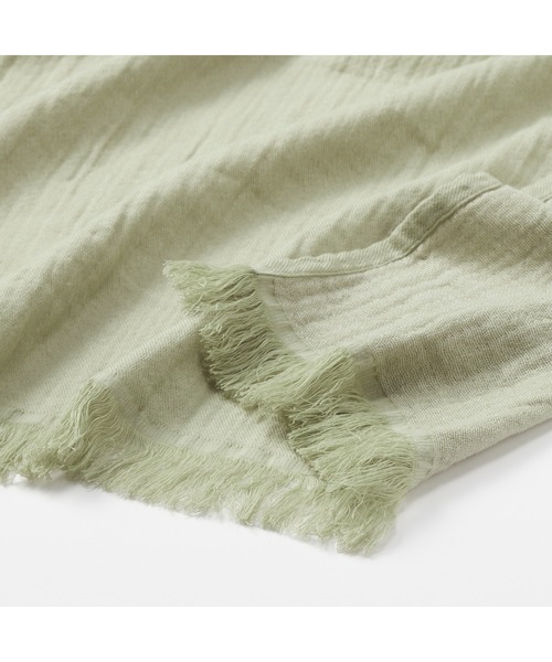 無印良品（MUJI） ブランケット 羽織れる 二重ガーゼブランケット 80