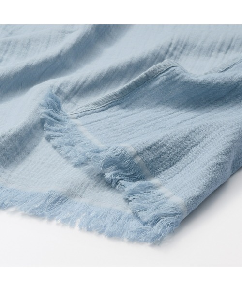無印良品（MUJI） ブランケット 羽織れる 二重ガーゼブランケット 80