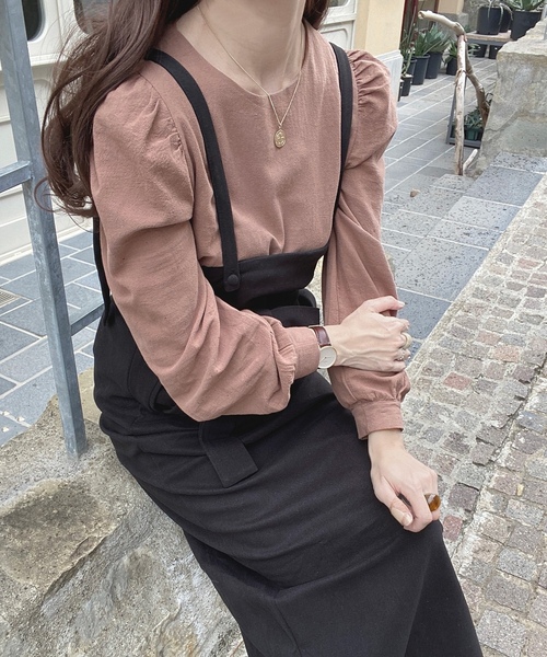 「junoah」 長袖ブラウス MEDIUM アイボリー レディース_画像8