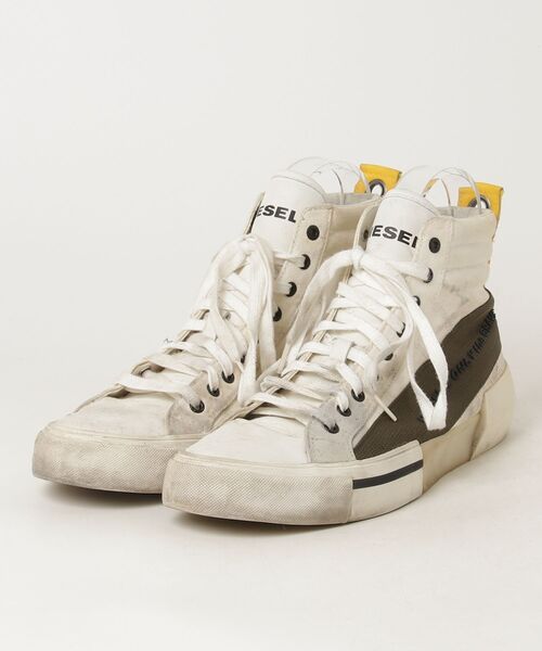 diesel ハイカットスニーカー DIESEL（ディーゼル） ハイカットスニーカー 28cm ホワイト メンズ