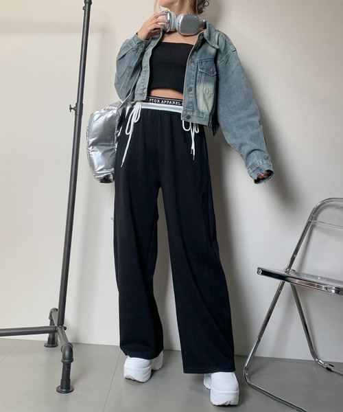 「non-hedge」 スウェットパンツ FREE オフホワイト レディース_画像3