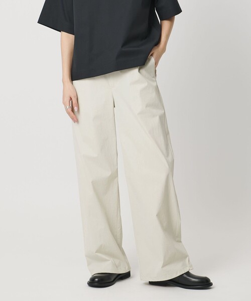 ワイドパンツ パンツ 「MARW UNITED ARROWS」ストレート イージーパンツ 撥水 レディースの画像