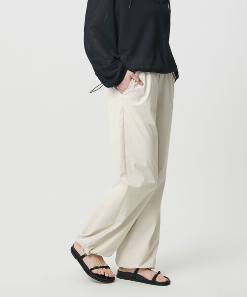 ワイドパンツ パンツ 「MARW UNITED ARROWS」ストレート イージーパンツ 撥水 レディースの画像