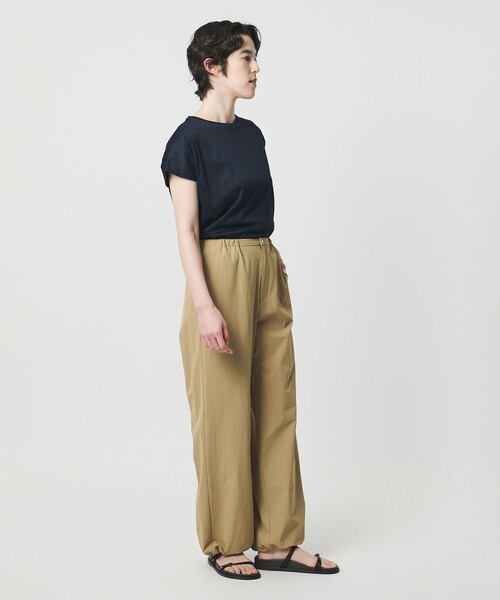 ワイドパンツ パンツ 「MARW UNITED ARROWS」ストレート イージーパンツ 撥水 レディースの画像