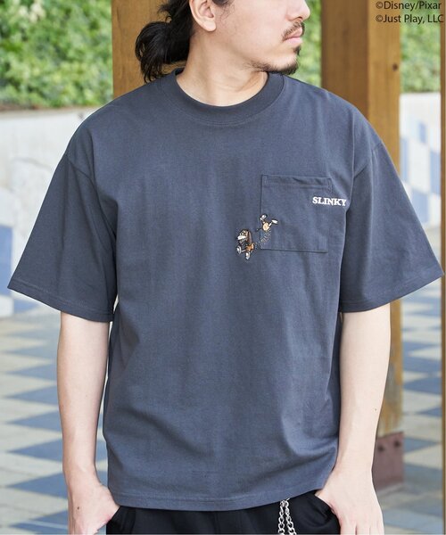 VENCE EXCHANGE tシャツ 「トイ・ストーリー」デザイン マタギ刺繍