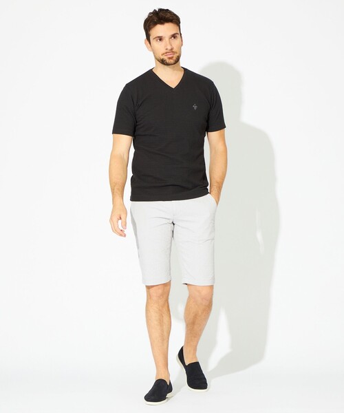 パンツ レオパードショートパンツ メンズの画像