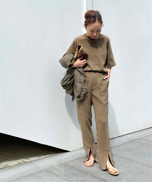 「CINOH」 パンツ 38 ブラック レディース_画像6