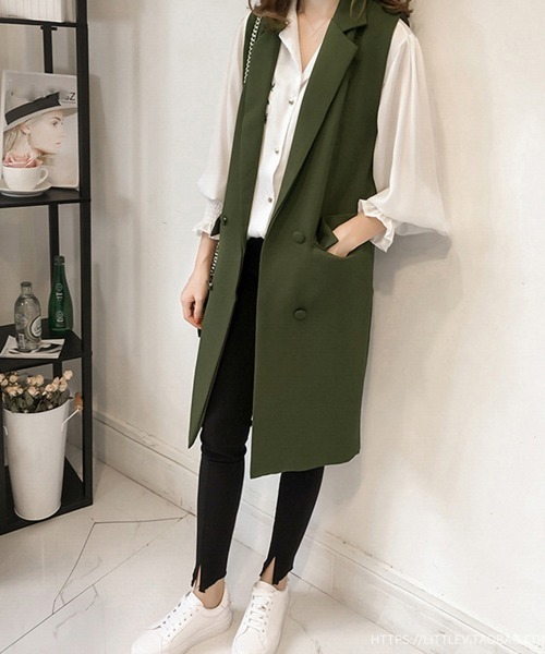 「Miniministore」 「Yu Zhe」ベスト X-LARGE ブラック レディース_画像5