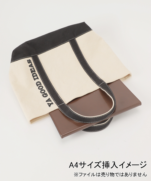 トートバッグ 「WEB限定 / 追加」YA GOOD IDEAS YA BIG＆MINI TOTE M　2 レディースの画像
