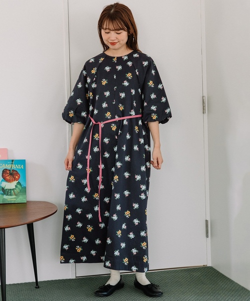 「POU DOU DOU」 半袖ワンピース 3 グレー レディース_画像8